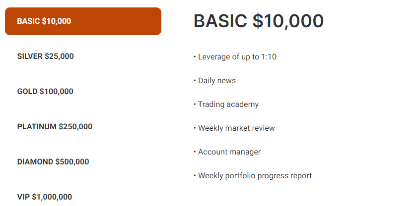Account types